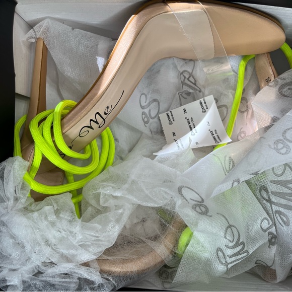 So Me Lace Up Glass Slippers - Picture 2 of 5